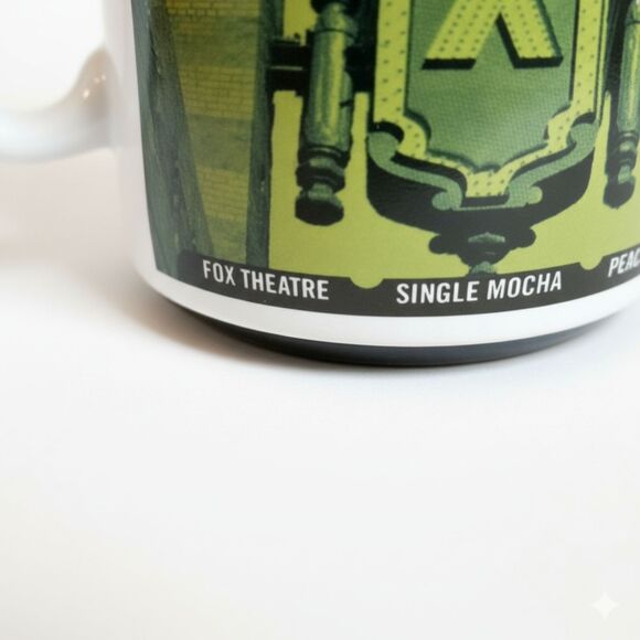 STARBUCKS ATLANTA Mug City Collage FOX THEATER Single Mocha Cup - Picture 4 of 10